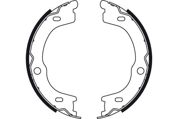 Stabdžių trinkelių komplektas, stovėjimo stabdis TRW GS8784