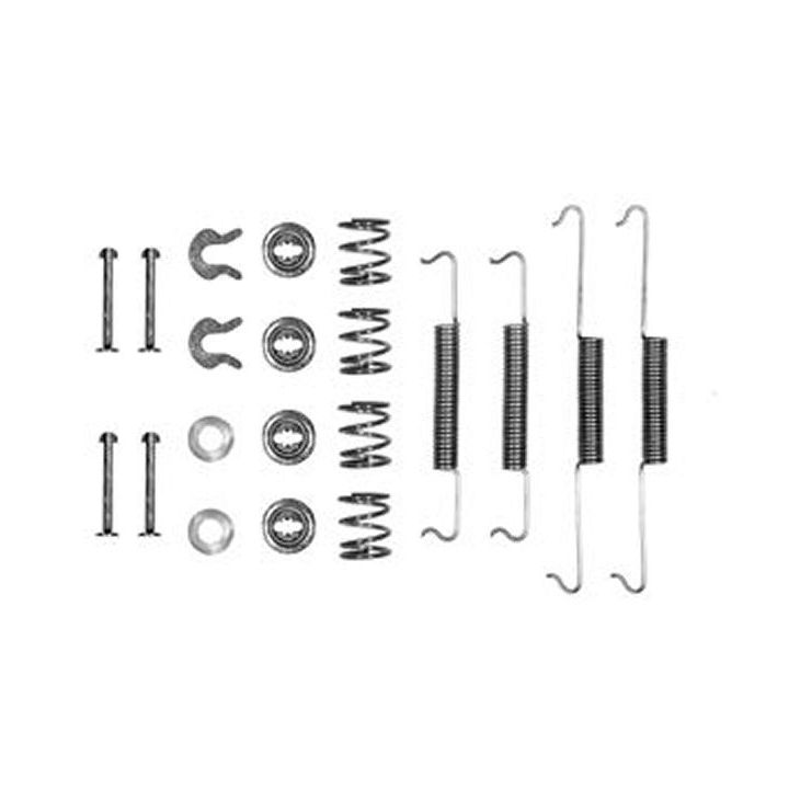 Priedų komplektas, stabdžių trinkelės TRW SFK15