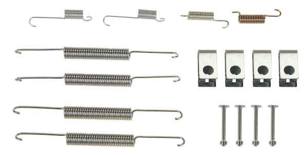 Priedų komplektas, stabdžių trinkelės TRW SFK198