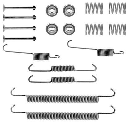 Priedų komplektas, stabdžių trinkelės TRW SFK264