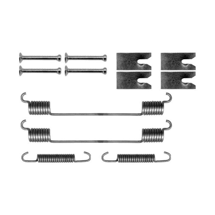 Priedų komplektas, stabdžių trinkelės TRW SFK351