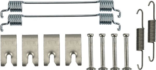 Priedų komplektas, stabdžių trinkelės TRW SFK460