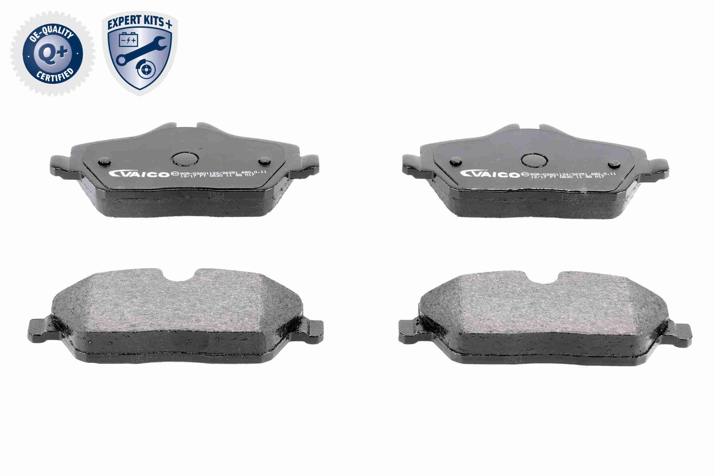 Stabdžių trinkelių rinkinys, diskinis stabdys VAICO V20-8159