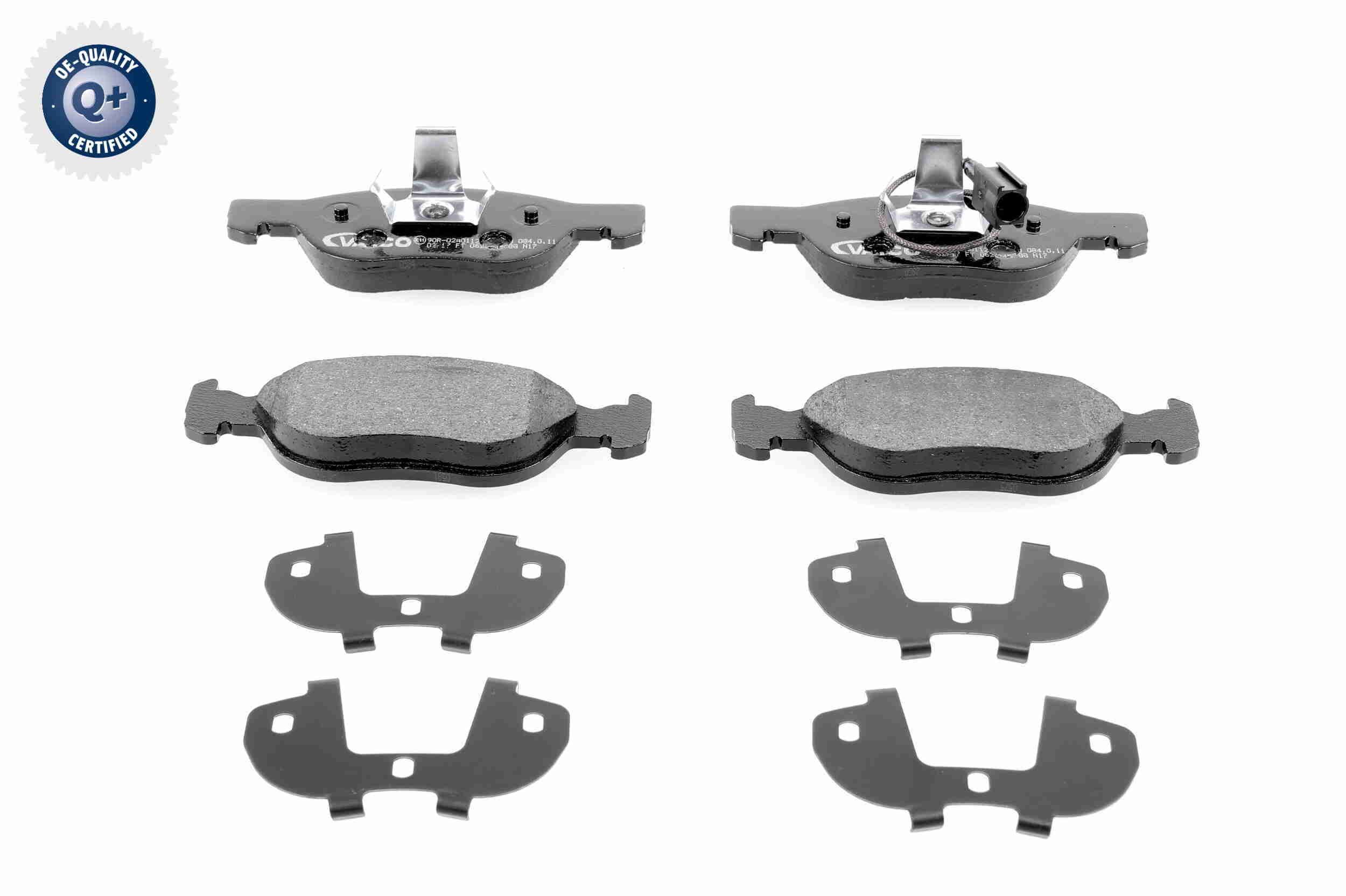 Stabdžių trinkelių rinkinys, diskinis stabdys VAICO V24-0080