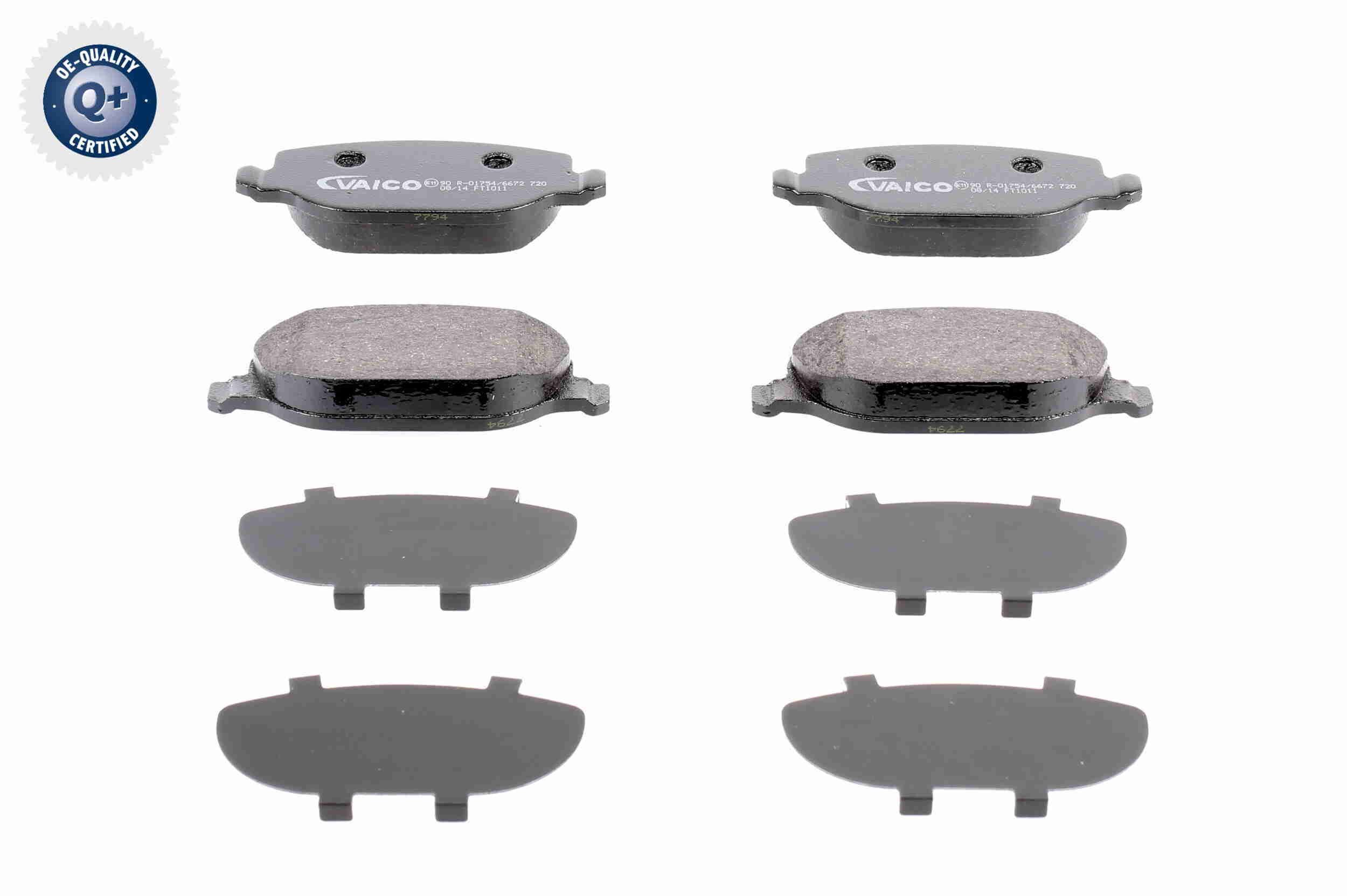 Stabdžių trinkelių rinkinys, diskinis stabdys VAICO V24-0097