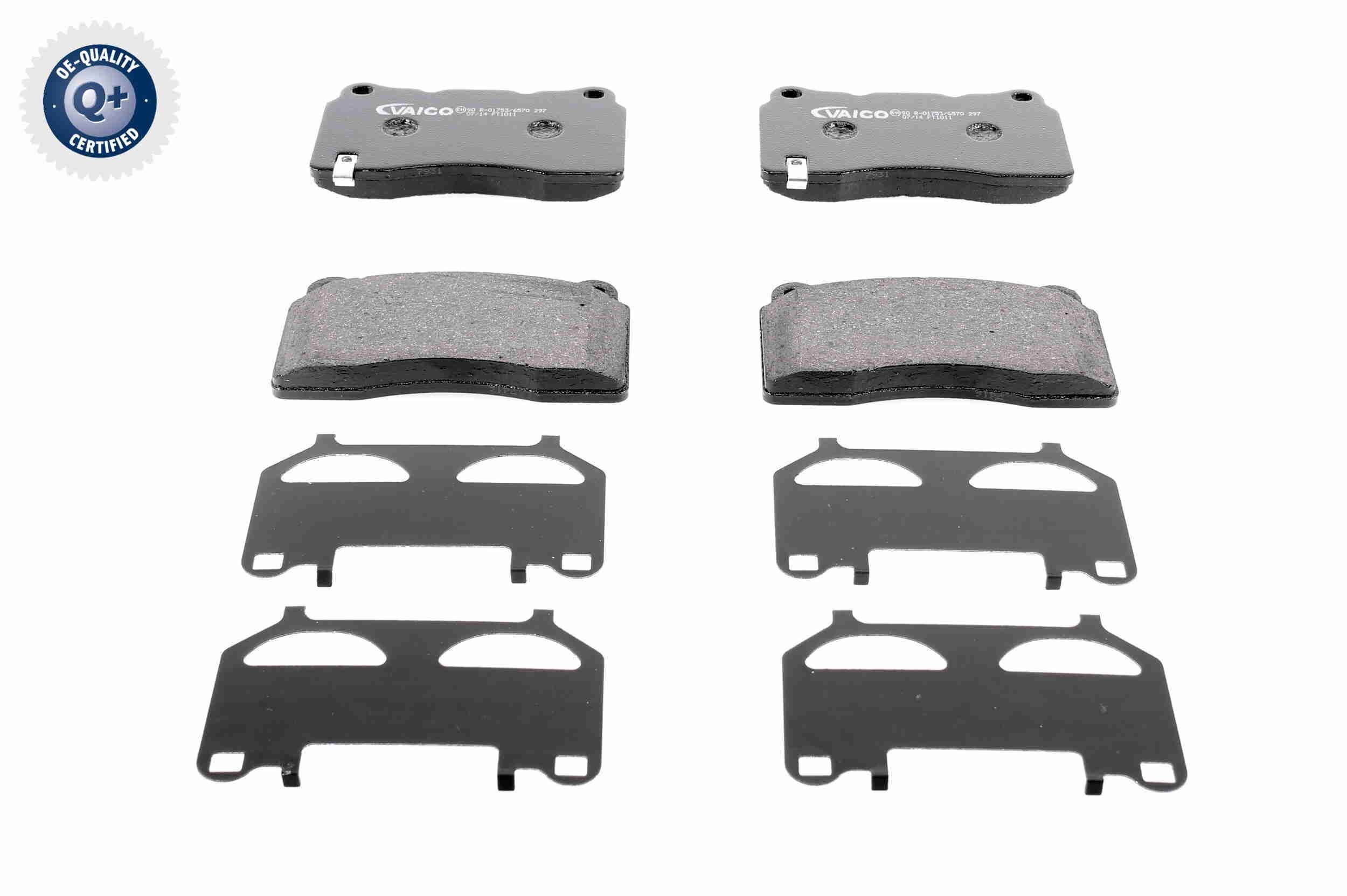Stabdžių trinkelių rinkinys, diskinis stabdys VAICO V40-4127