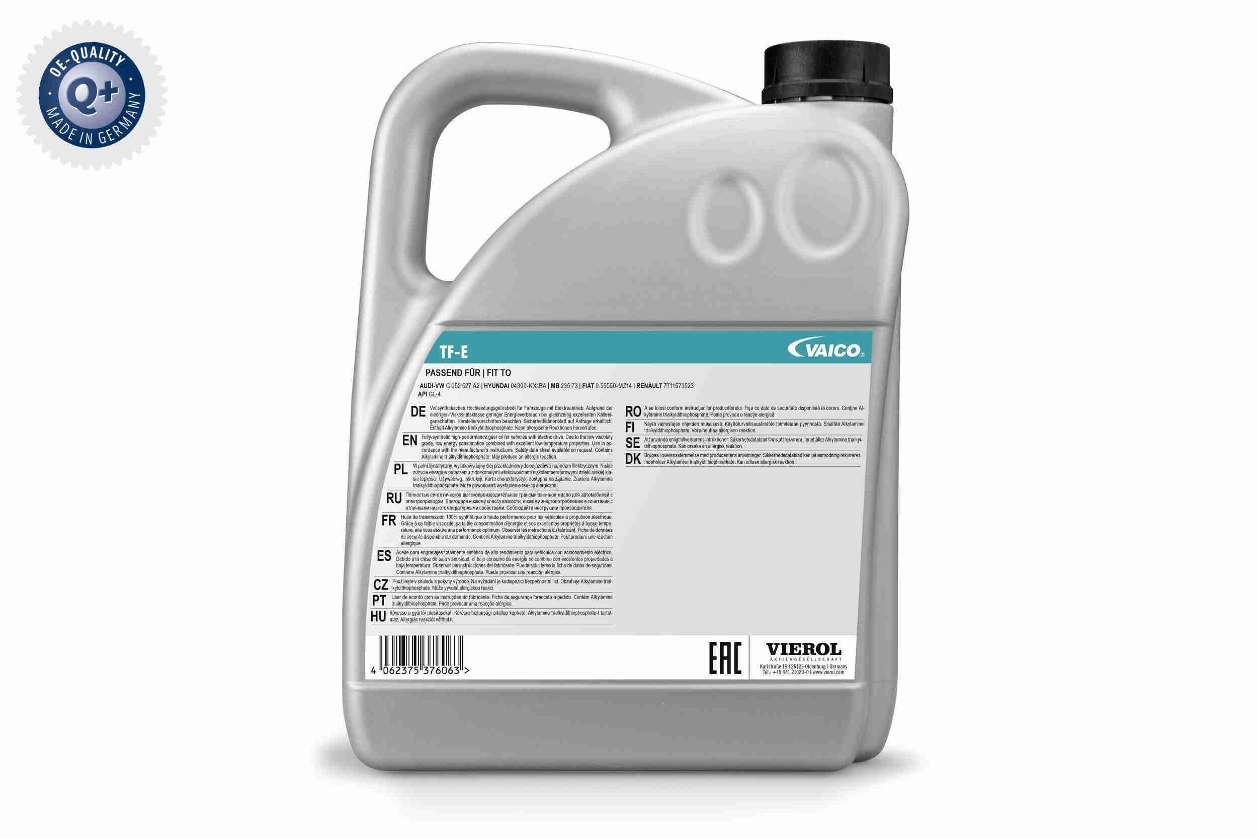 Neautomatinės transmisijos alyva VAICO V60-0285