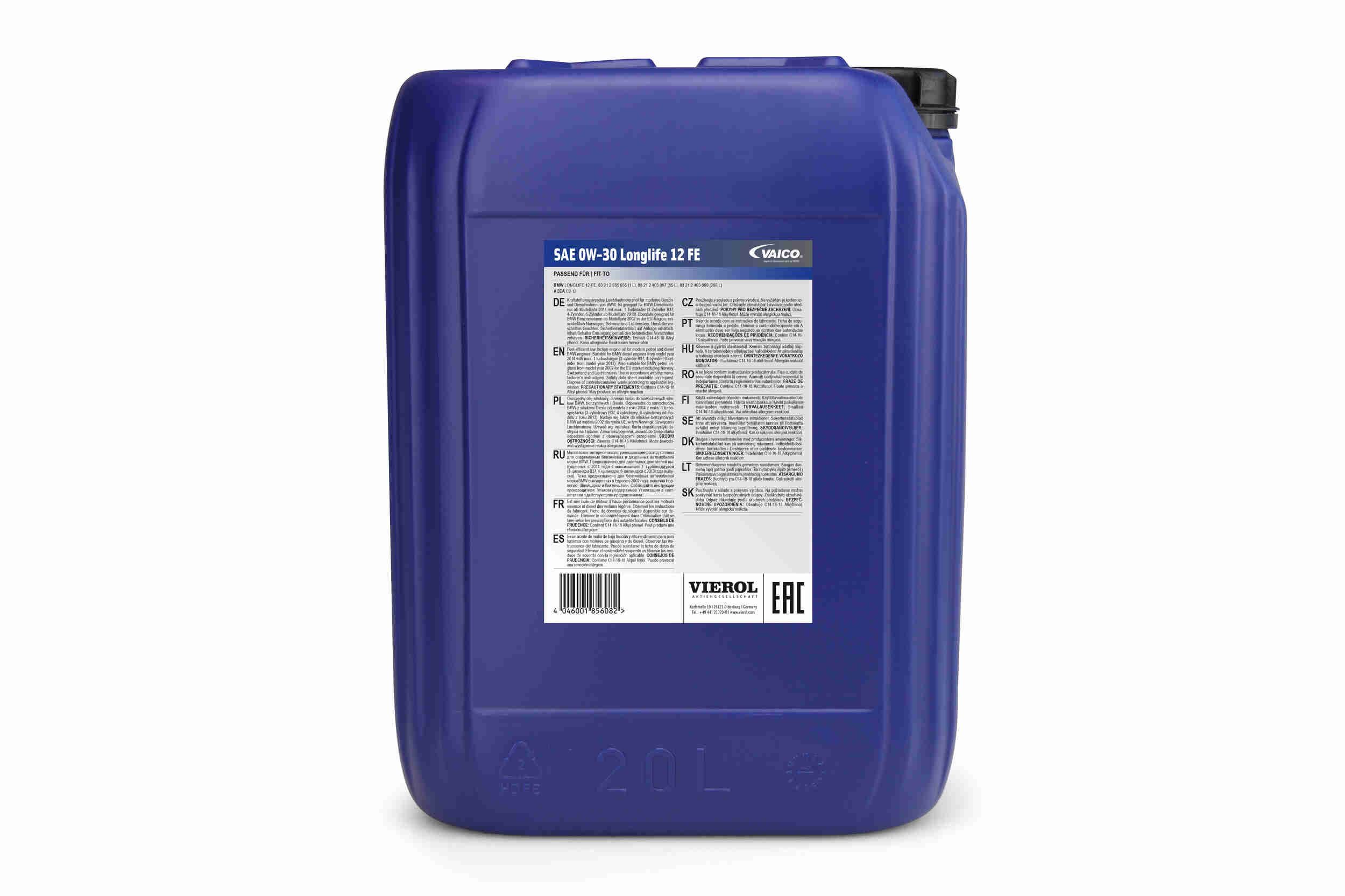 Variklio alyva VAICO V60-0341