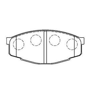 Stabdžių trinkelių rinkinys, diskinis stabdys AISIN A1N016