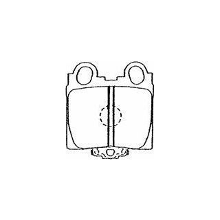 Stabdžių trinkelių rinkinys, diskinis stabdys AISIN A2N099