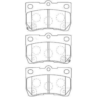 Stabdžių trinkelių rinkinys, diskinis stabdys AISIN A2N118