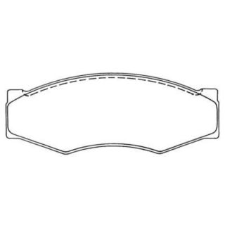 Stabdžių trinkelių rinkinys, diskinis stabdys AISIN ASN-118