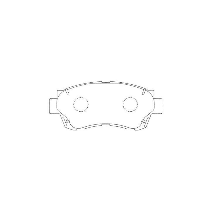 Stabdžių trinkelių rinkinys, diskinis stabdys AISIN ASN-157