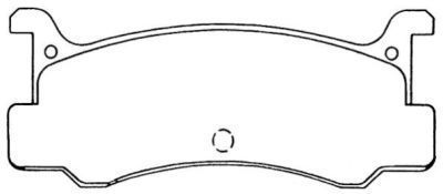 Stabdžių trinkelių rinkinys, diskinis stabdys AISIN ASN-164