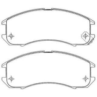 Stabdžių trinkelių rinkinys, diskinis stabdys AISIN ASN-190