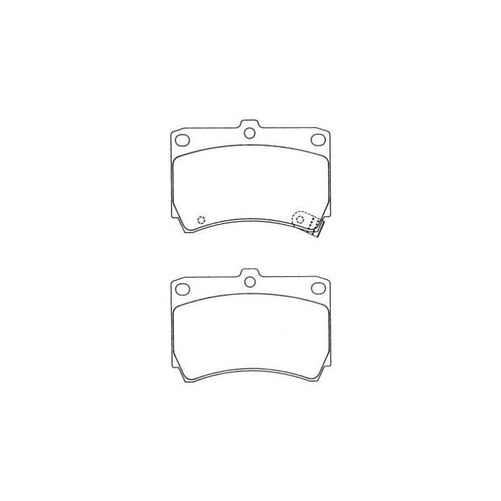 Stabdžių trinkelių rinkinys, diskinis stabdys AISIN ASN-192