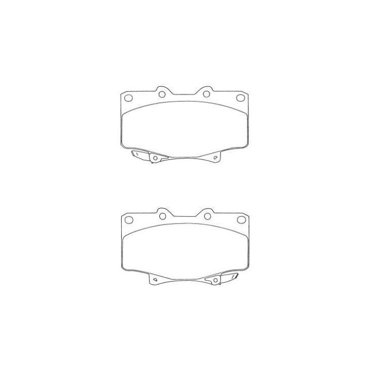 Stabdžių trinkelių rinkinys, diskinis stabdys AISIN ASN-202
