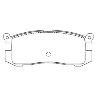 Stabdžių trinkelių rinkinys, diskinis stabdys AISIN ASN-231