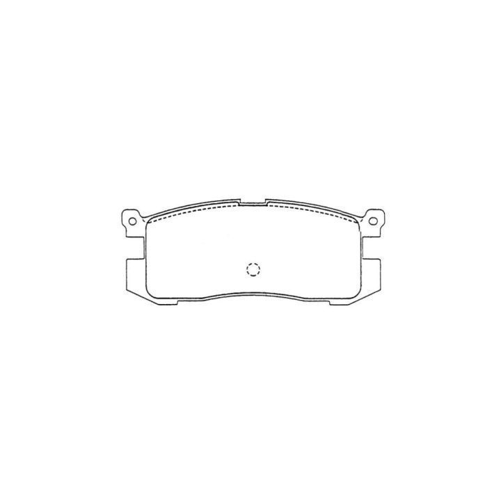 Stabdžių trinkelių rinkinys, diskinis stabdys AISIN ASN-231