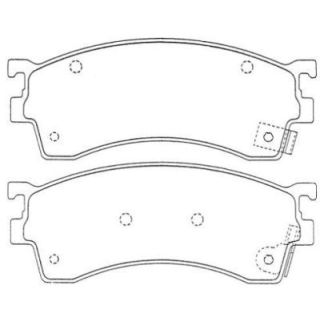 Stabdžių trinkelių rinkinys, diskinis stabdys AISIN ASN-240