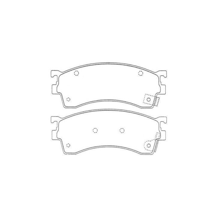 Stabdžių trinkelių rinkinys, diskinis stabdys AISIN ASN-240