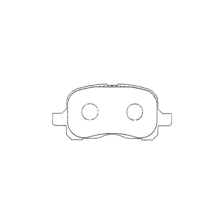 Stabdžių trinkelių rinkinys, diskinis stabdys AISIN ASN-267