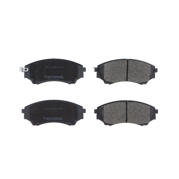 Stabdžių trinkelių rinkinys, diskinis stabdys AISIN BPFO-1909