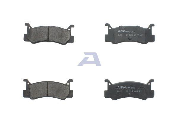 Stabdžių trinkelių rinkinys, diskinis stabdys AISIN BPMZ-2002