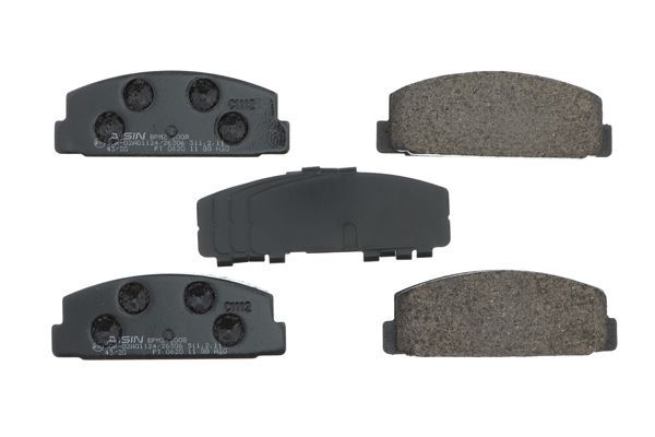 Stabdžių trinkelių rinkinys, diskinis stabdys AISIN BPMZ-2008