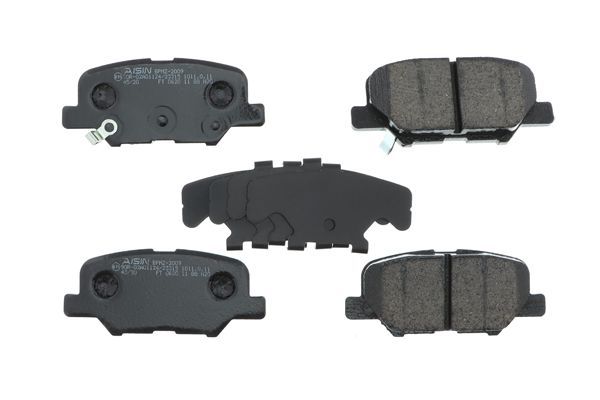 Stabdžių trinkelių rinkinys, diskinis stabdys AISIN BPMZ-2009