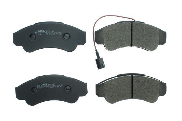 Stabdžių trinkelių rinkinys, diskinis stabdys AISIN BPPE-1017