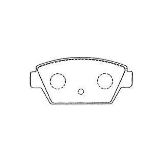 Stabdžių trinkelių rinkinys, diskinis stabdys AISIN D2N028
