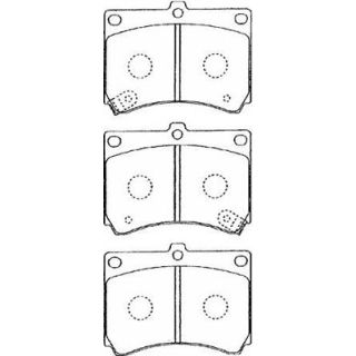 Stabdžių trinkelių rinkinys, diskinis stabdys AISIN E1N016