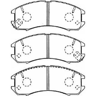 Stabdžių trinkelių rinkinys, diskinis stabdys AISIN E1N035