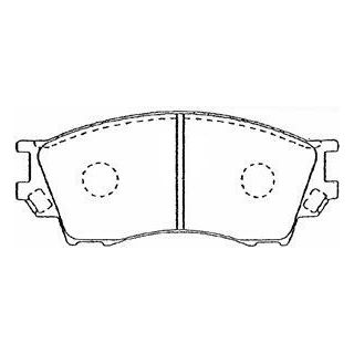 Stabdžių trinkelių rinkinys, diskinis stabdys AISIN E1N038