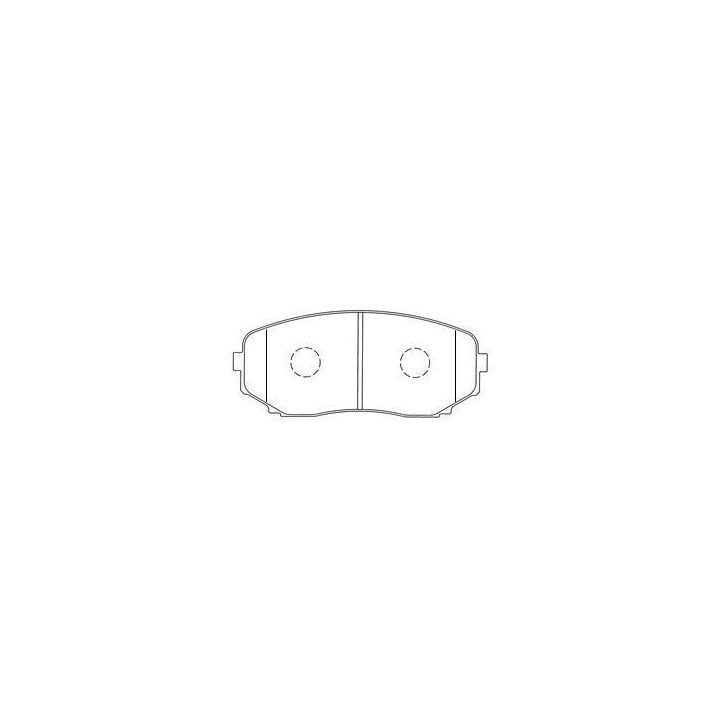 Stabdžių trinkelių rinkinys, diskinis stabdys AISIN E1N053