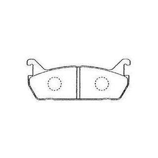 Stabdžių trinkelių rinkinys, diskinis stabdys AISIN G2N010