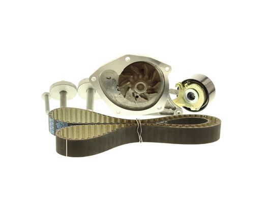 Vandens siurblio ir paskirstymo diržo komplektas AISIN TKN-904B