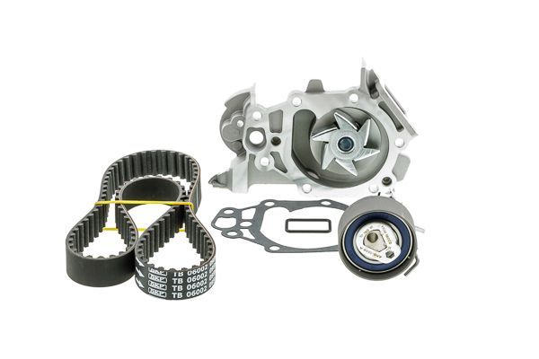 Vandens siurblio ir paskirstymo diržo komplektas AISIN TKR-901