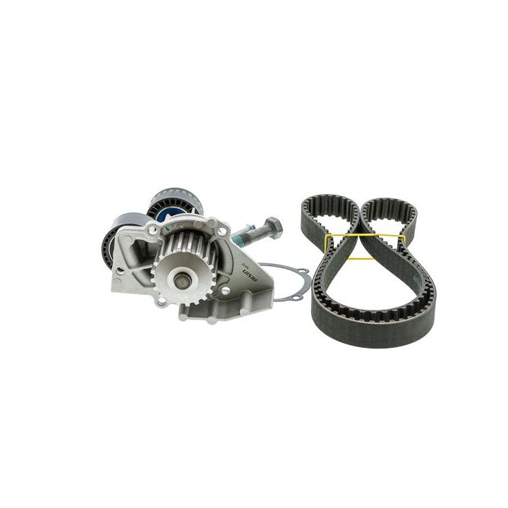 Vandens siurblio ir paskirstymo diržo komplektas AISIN TKS-901