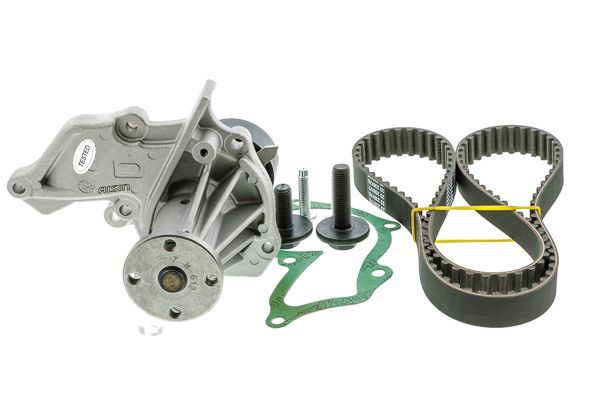 Vandens siurblio ir paskirstymo diržo komplektas AISIN TKV-911