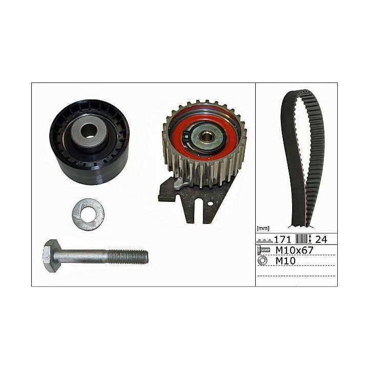 Paskirstymo diržo komplektas HEPU 20-1909