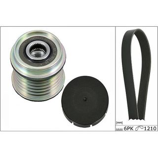 V formos rumbuotas diržas, komplektas HEPU 20-1848