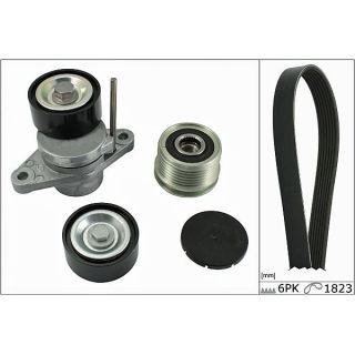 V formos rumbuotas diržas, komplektas HEPU 20-1856