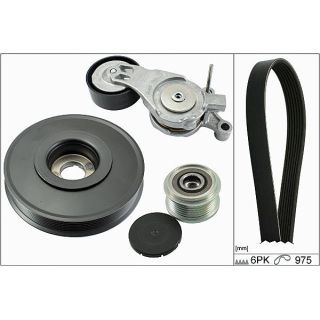 V formos rumbuotas diržas, komplektas HEPU 20-1860