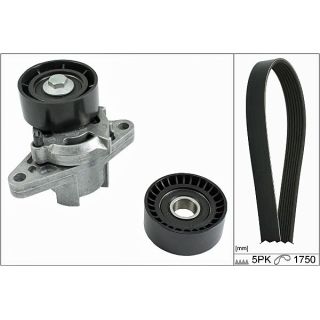 V formos rumbuotas diržas, komplektas HEPU 20-1887