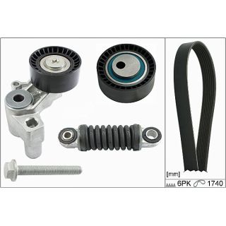 V formos rumbuotas diržas, komplektas HEPU 20-1896