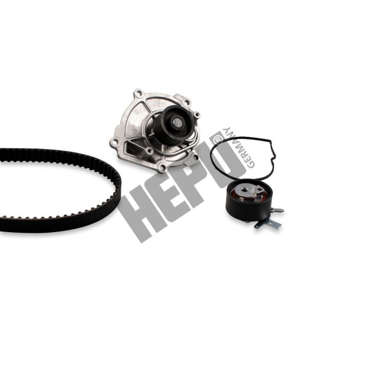 Vandens siurblio ir paskirstymo diržo komplektas HEPU PK17241