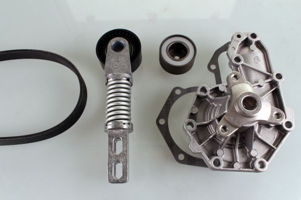 Vandens siurblys + V formos rumbuotas diržas, komplektas HEPU PK00543