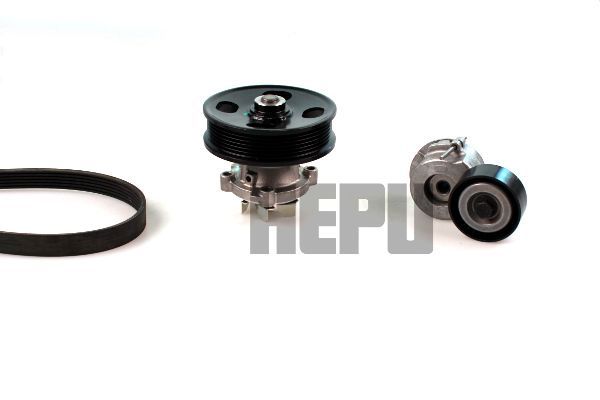 Vandens siurblys + V formos rumbuotas diržas, komplektas HEPU PK03230